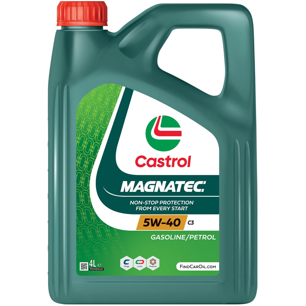 Castrol Magnatec 5W-40 C3 Car Engine Oil with Dualock Technology 4L Image 1