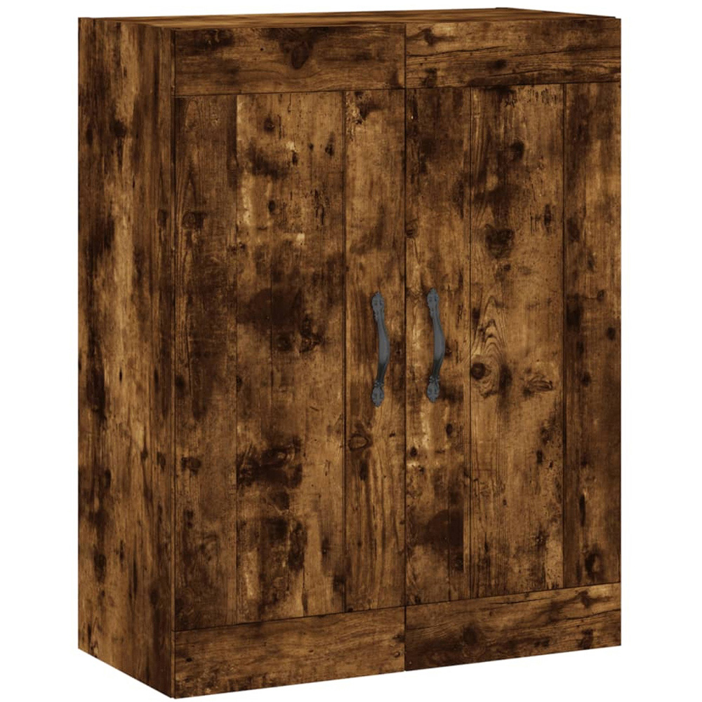 vidaXL 4 Door 2 Drawer Smoked Oak Highboard Image 5