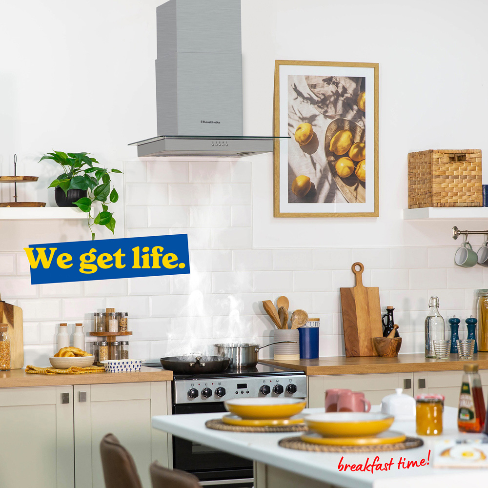Russell Hobbs RHFGCH601SS Stainless Steel 60cm Cooker Hood Image 5