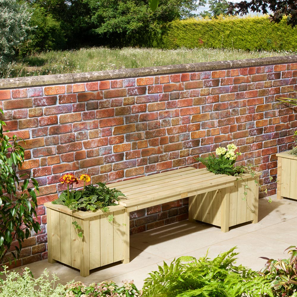 Rowlinson Signature Heritage 2 Seater Natural Bench Accessory Image 2