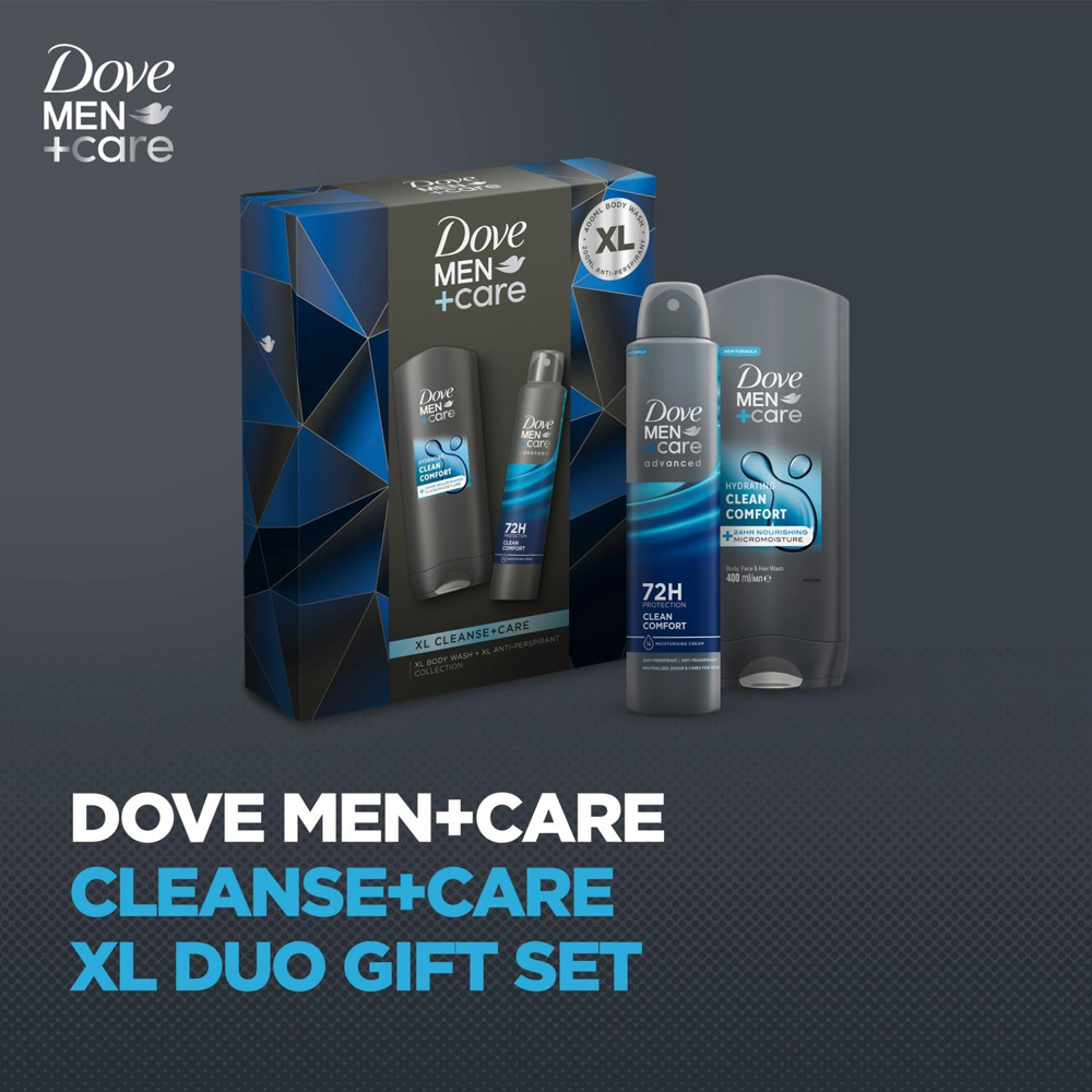 Dove Men+Care Cleanse+Care XL Duo Gift Set 2 Pack Image 3