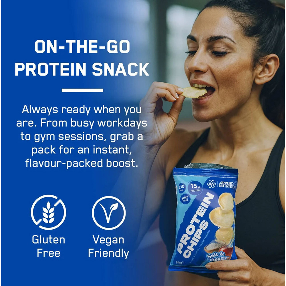 Applied Nutrition Salt and Vinegar Protein Chips Image 3