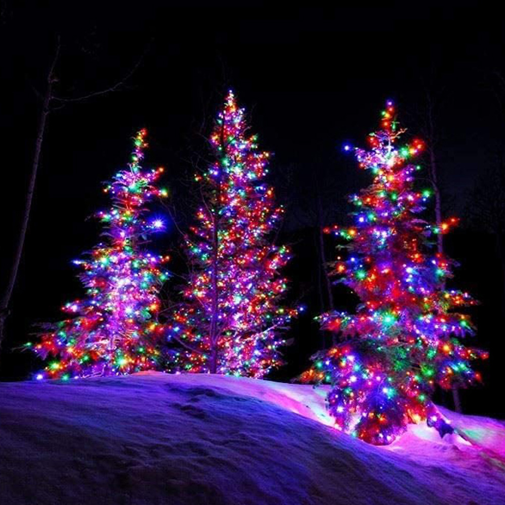 Shatchi 500 Multicolour LED Multifunction Outdoor String Fairy Light 50m Image 3