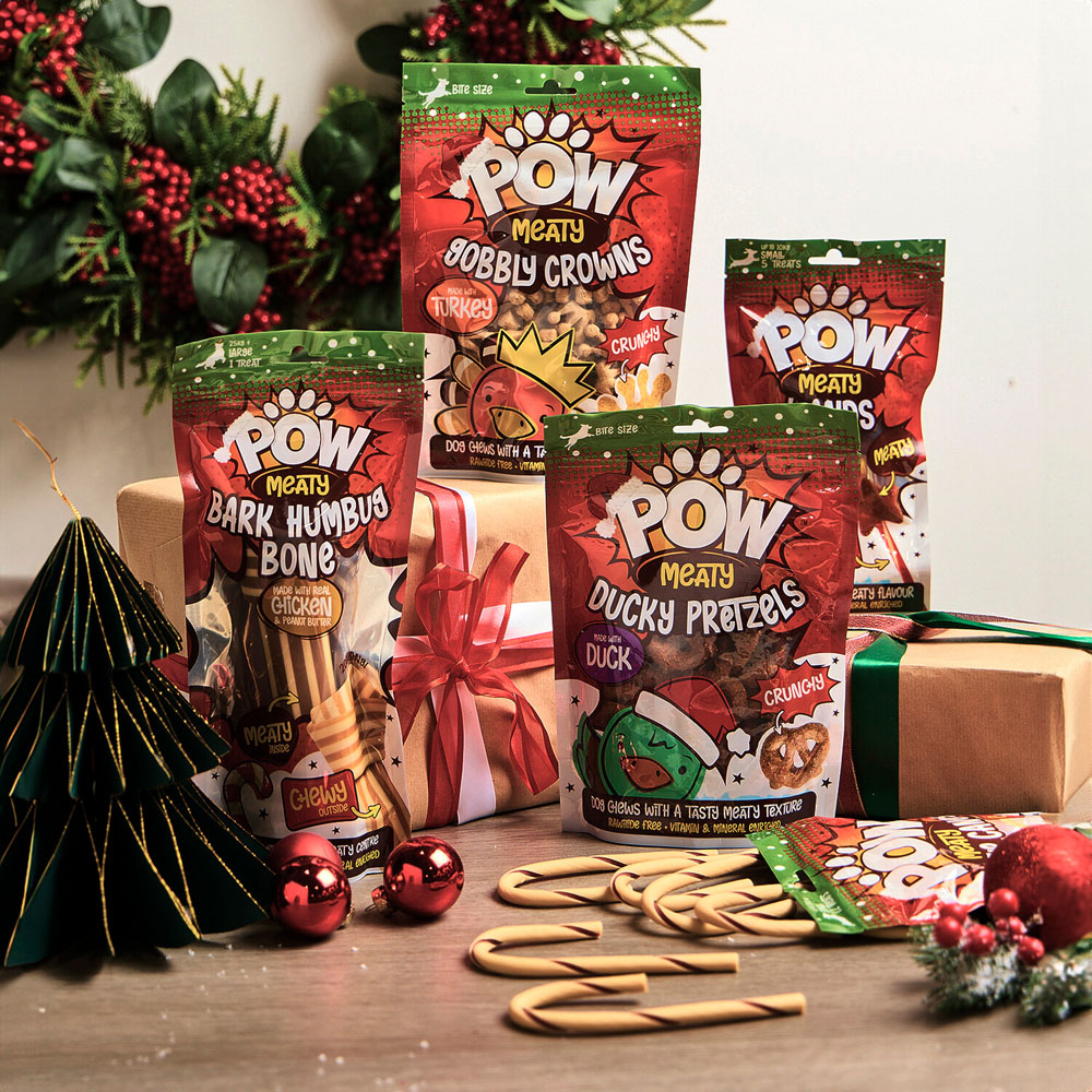 POW Meaty Ducky Pretzels Dog Treats Image 4