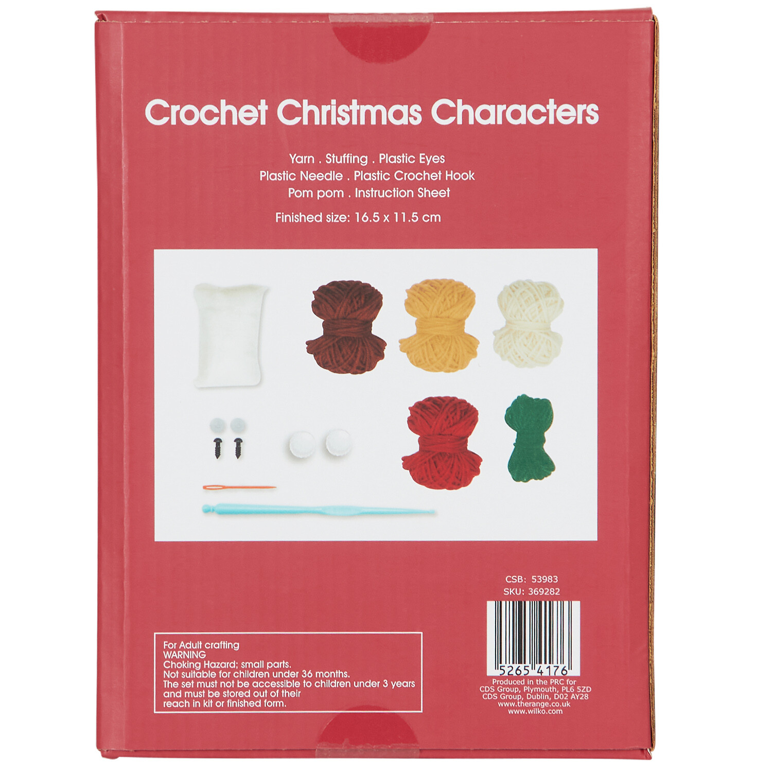 Crochet Christmas Character Kit - Red Image 5