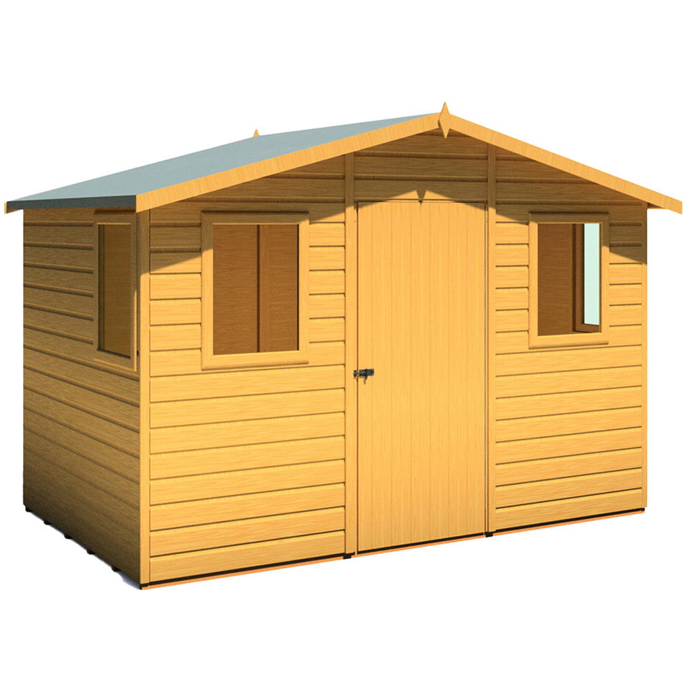 Shire Orkney 10 x 6ft Shiplap Apex Garden Shed Image 1