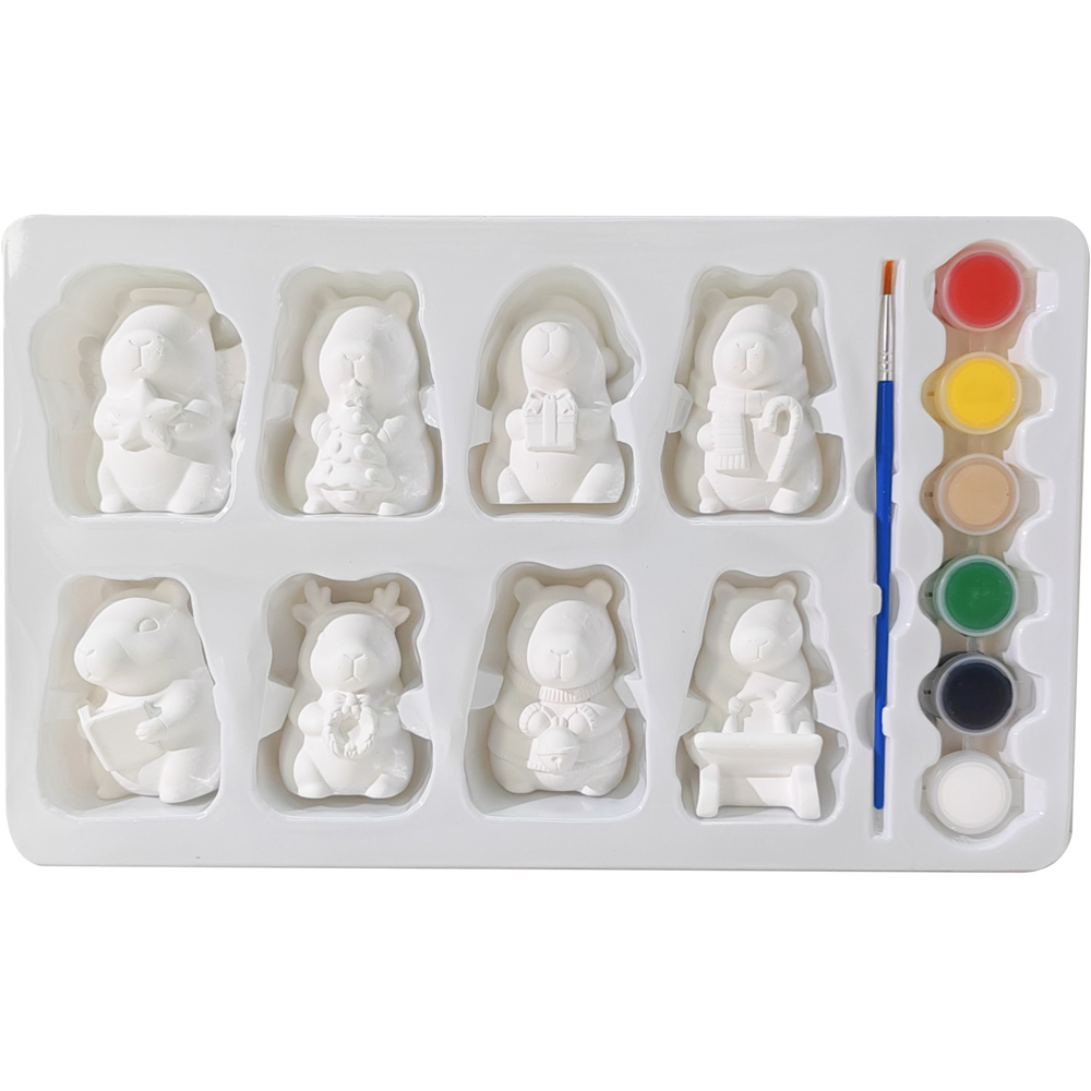 Paint Your Own Christmas Capybara Kit Image 3