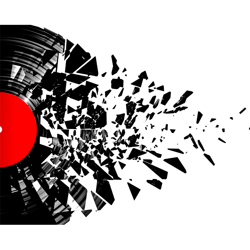 Origin Murals Smashed Vinyl Multicolour Wall Mural Image 2