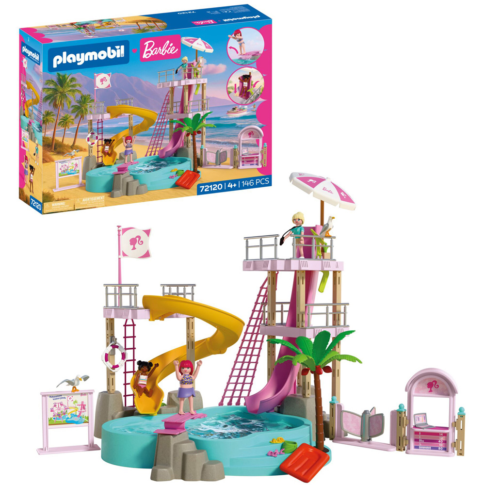 Playmobil x Barbie Waterpark Playset Image 3