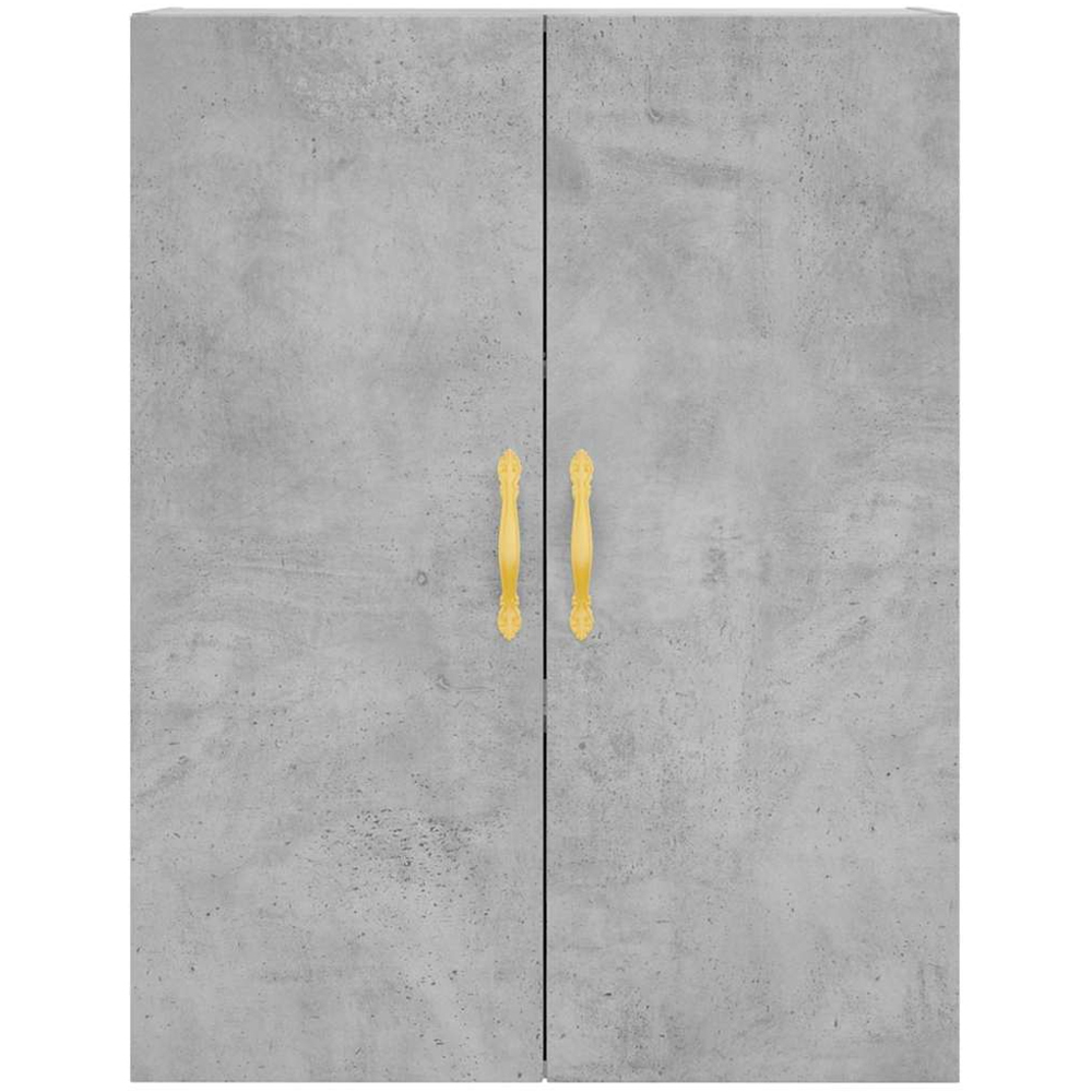 vidaXL 2 Door Concrete Grey Wall Mounted Cabinet Image 7