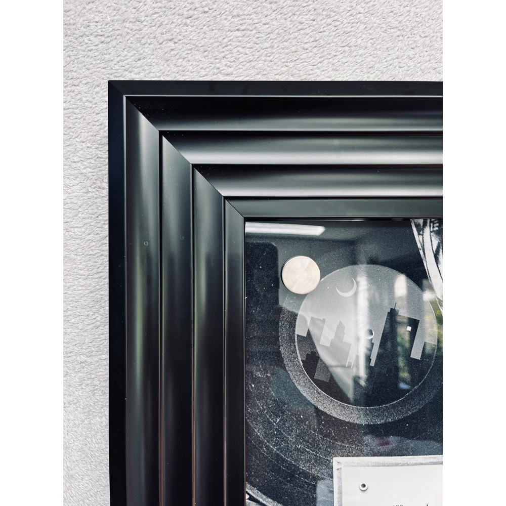 Splashbax Last Night a Dj Saved My Life Black Premium Gallery Frame LED Neon Wall Art Image 3