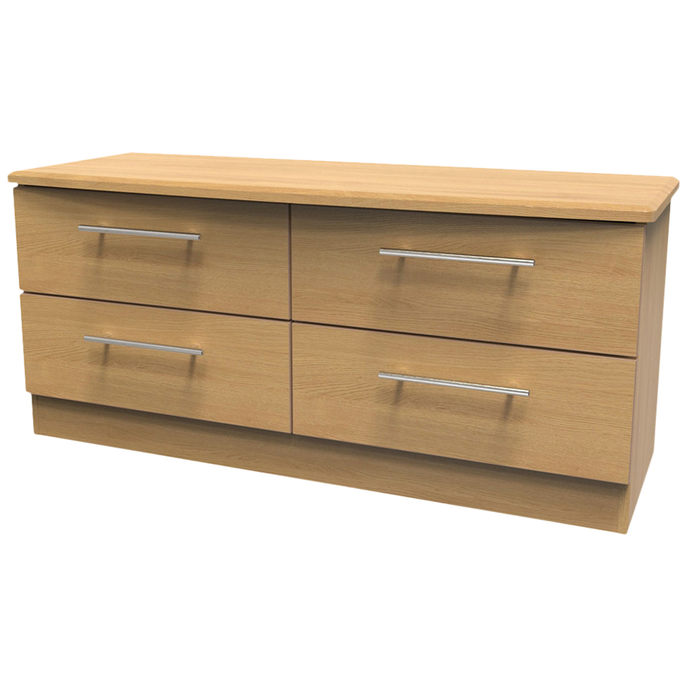 Crowndale Sherwood 4 Drawer Oak Bed Box Image 4
