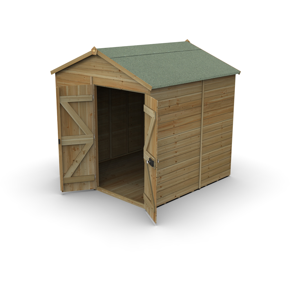Forest Garden Timberdale 7 x 7ft Apex Shed Image 3