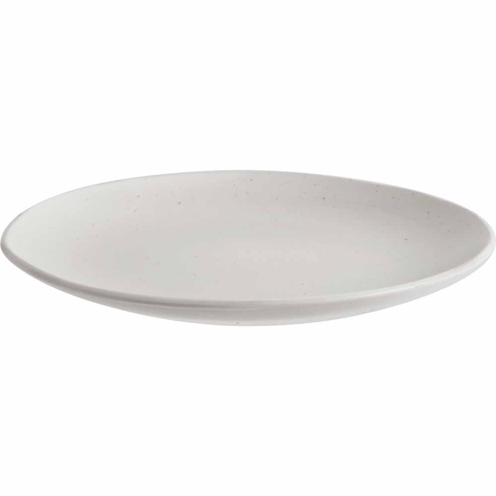 Wilko Dinner Plate Artisan Speckled Image 3