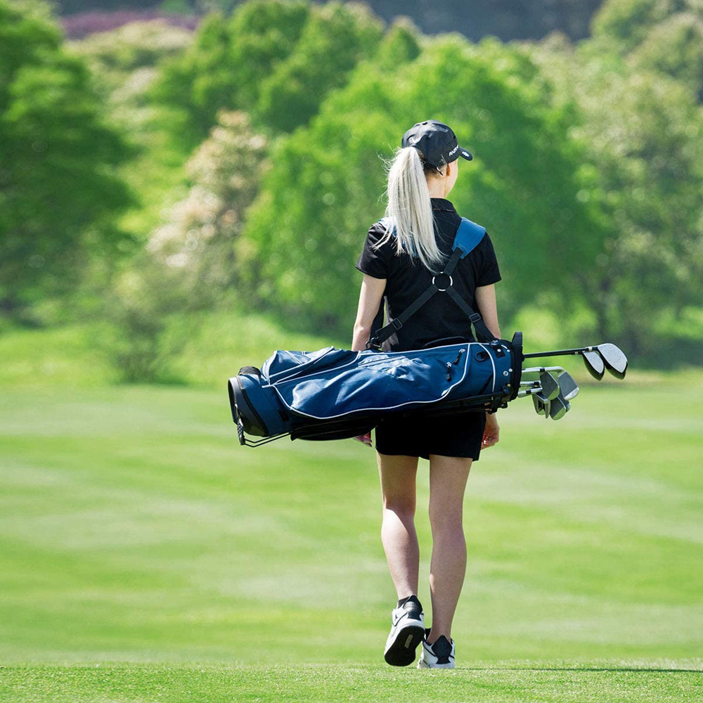 Costway Navy Waterproof Golf Stand Bag Image 2