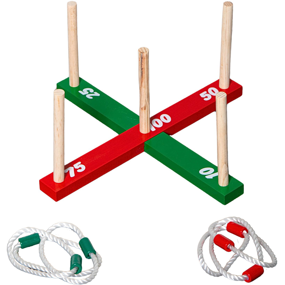 Samuel Alexander Traditional Wooden Garden Quoits Game Image 1