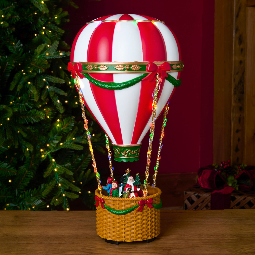 LED Spinning Hot Air Balloon Model Image 2