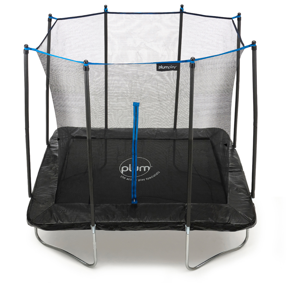 Plum Play 8 x 6ft Rectangular Springsafe Trampoline and Enclosure Image 3