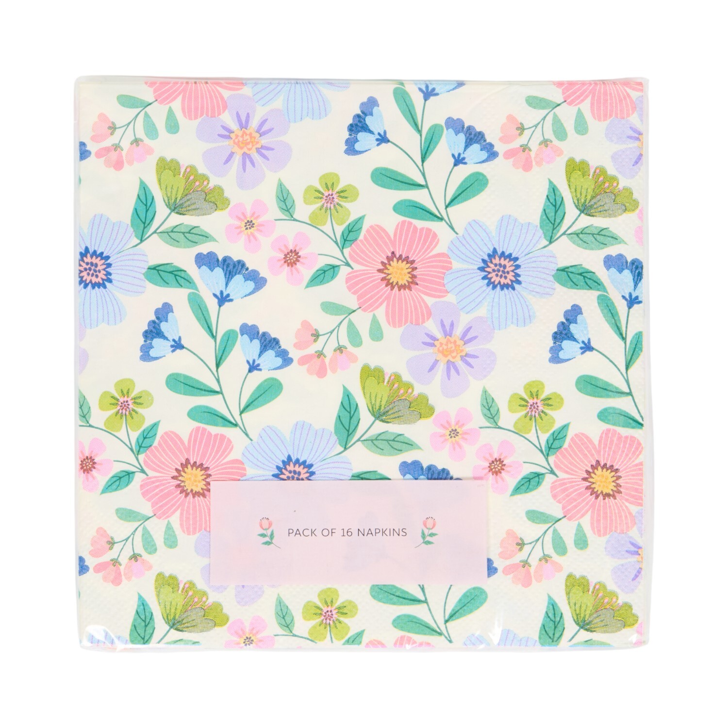 Pack of 16 In the Flowers Napkins Image 2