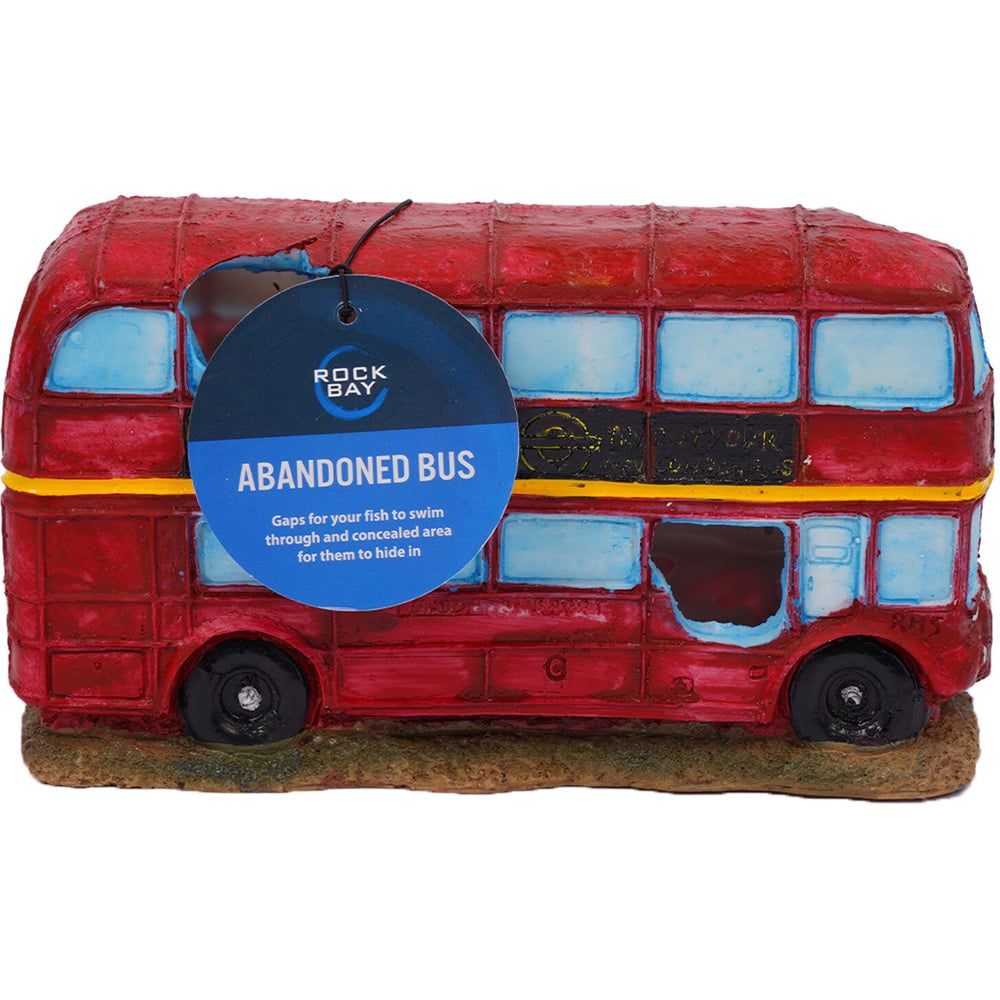 Abandoned Bus Aquarium Ornament Image 2