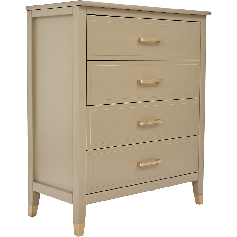 Palazzi 4 Drawer Clay Chest of Drawers Image 3