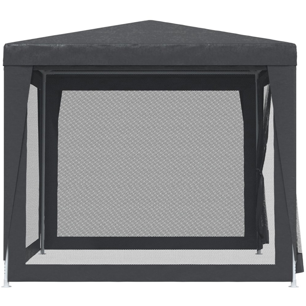 vidaXL 2.5 x 2.5m Anthracite Party Tent with 4 Mesh Sidewalls Image 4