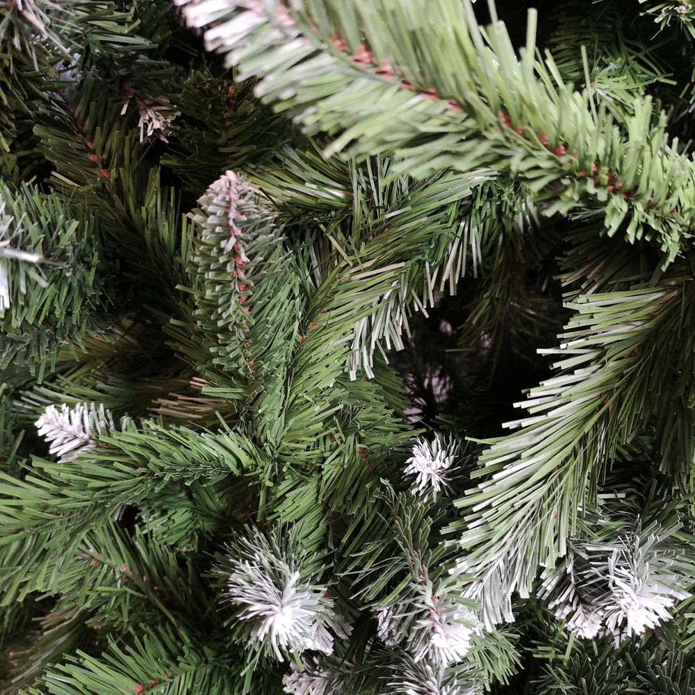 Snowtime Frosted Snow Tipped Green Upside Down Artificial Christmas Tree 6ft Image 3