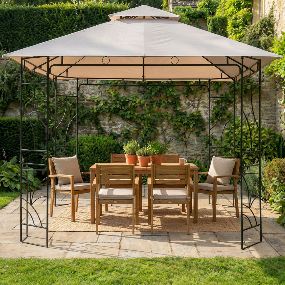 Outdoor Essentials Arosa 2.5 x 2.5m Steel Gazebo Image 6