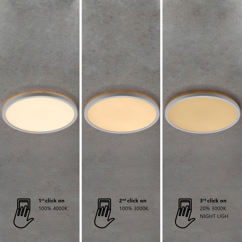 Nordlux Oja 29 Chrome Ceiling Light Image 9