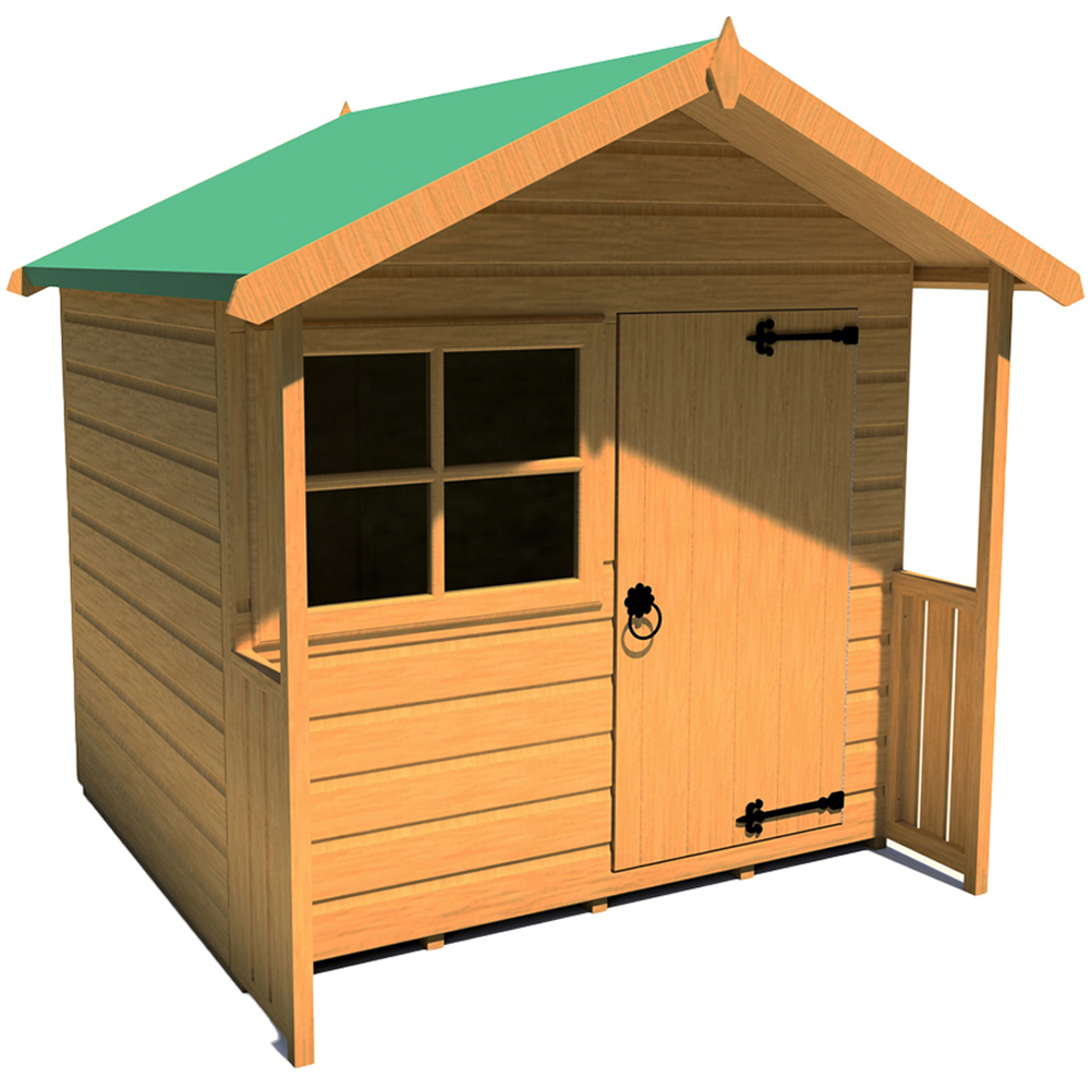 Shire 5 x 4ft Shiplap Apex Clubhouse Image 4