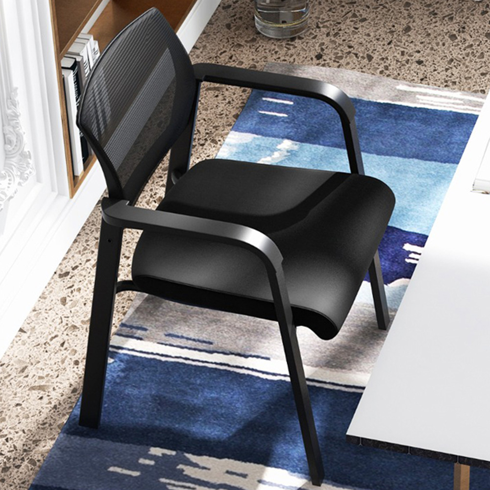 Costway Set of 2 Black Office Chair Image 1