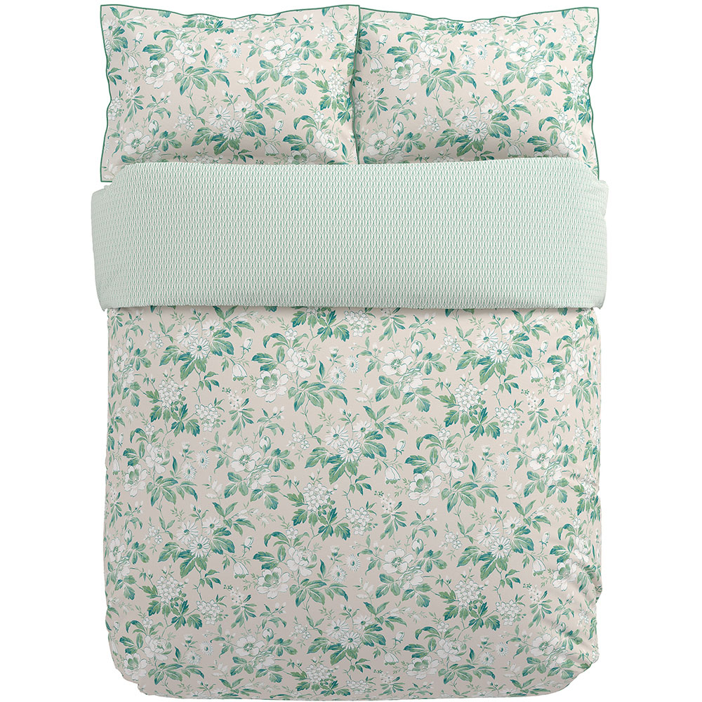V&A Briar Bloom King Size Green Duvet Set Image 2