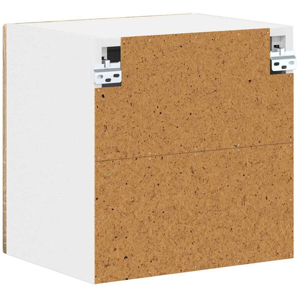 vidaXL Kalmar Single Door Sonoma Oak Wall Mounted Square Kitchen Cabinet Image 8
