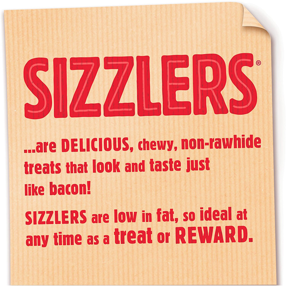 Bakers Bacon Sizzlers Meaty Adult Dog Treat 90g Image 3