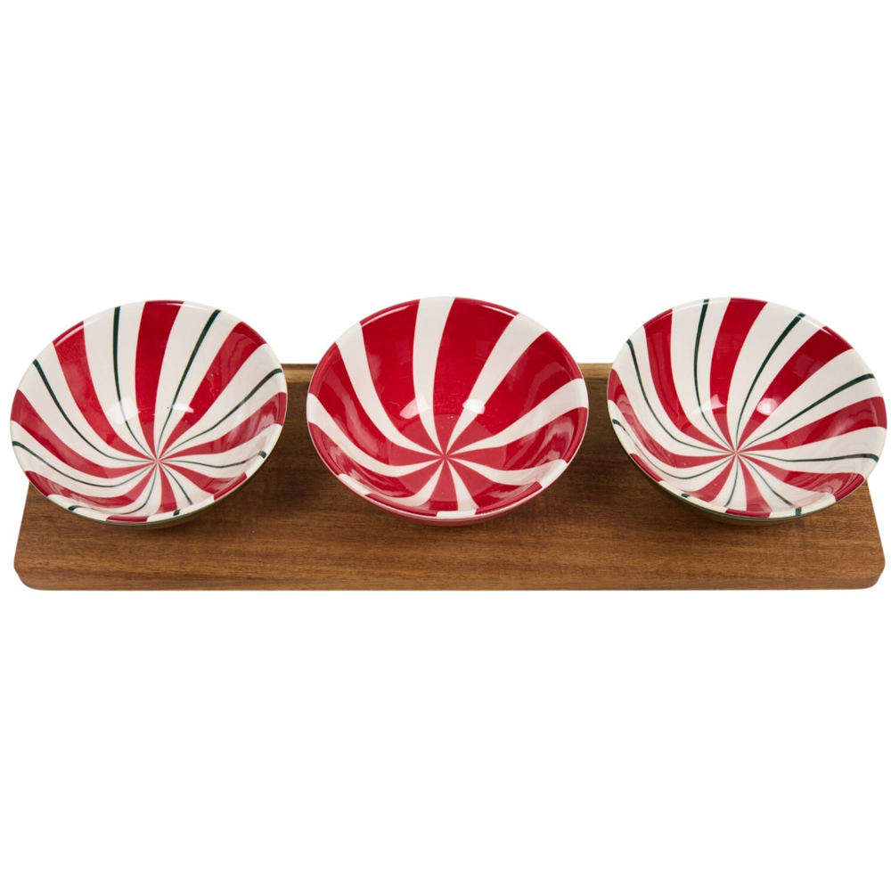 Pack of 3 Candy Cane Dip Bowls Image 7