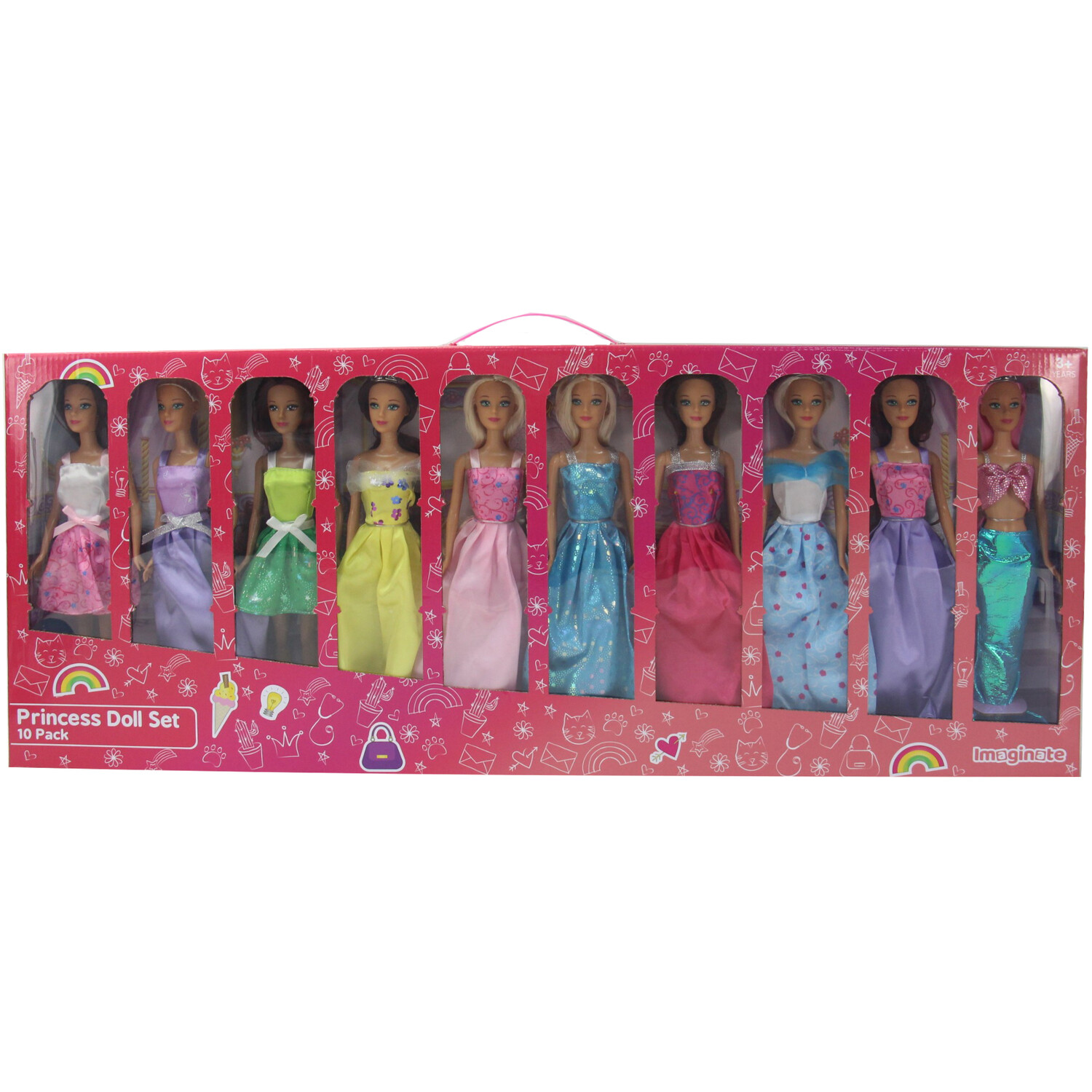 Set of 10 Princess Dolls Image