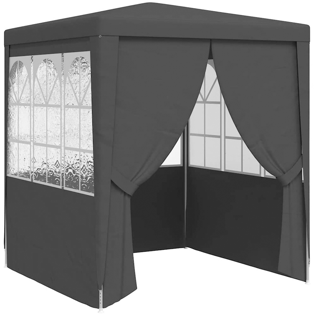 vidaXL 2.5 x 2.5m Anthracite Waterproof Party Tent Image 2