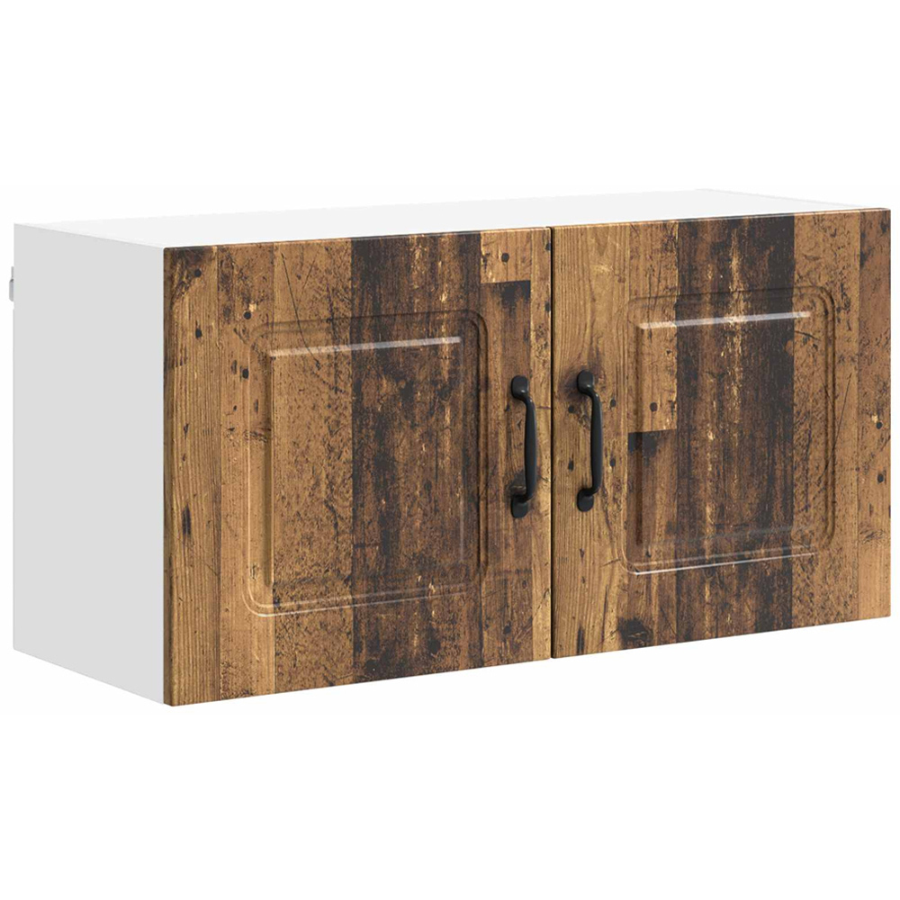 vidaXL Kalmar 2 Door Old Wood Wall Kitchen Cabinet Image 2