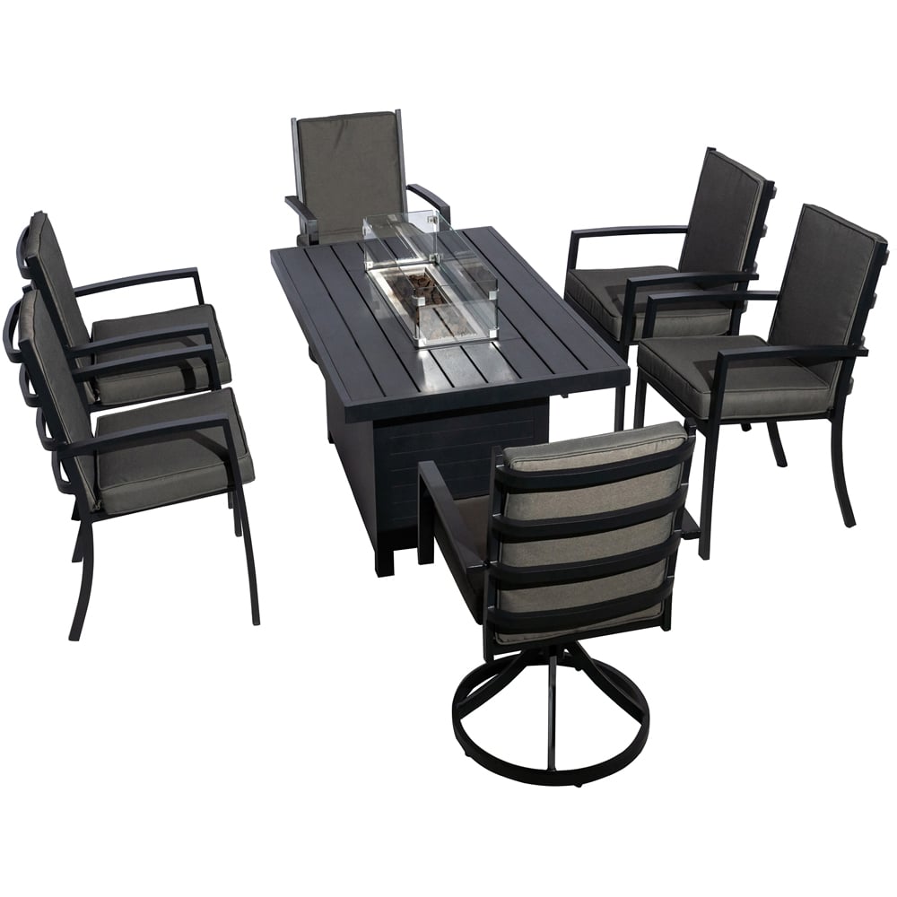 Furniture One 6 Seater Aluminium Garden Dining Set Image 3