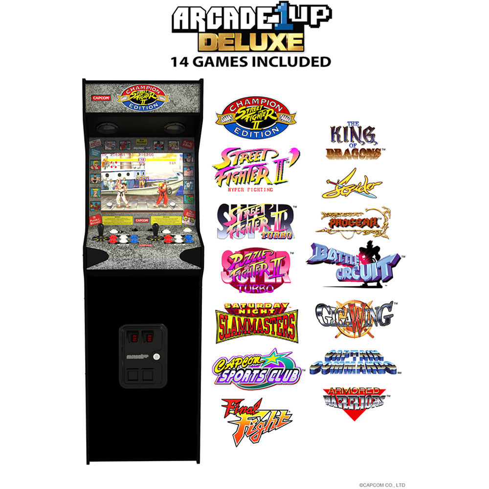 Arcade1Up Street Fighter Deluxe Arcade Machine Image 8