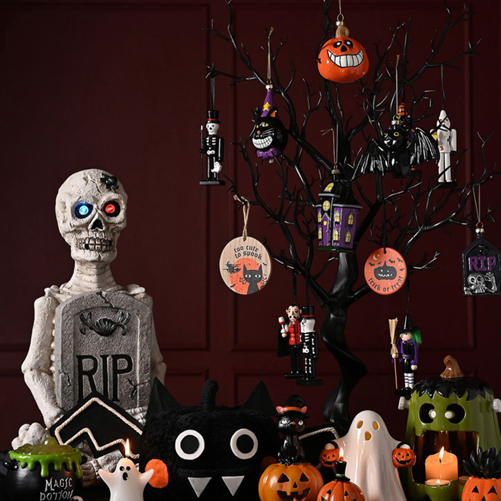Hocus Pocus Halloween Wooden Nutcracker Characters Set Image 2
