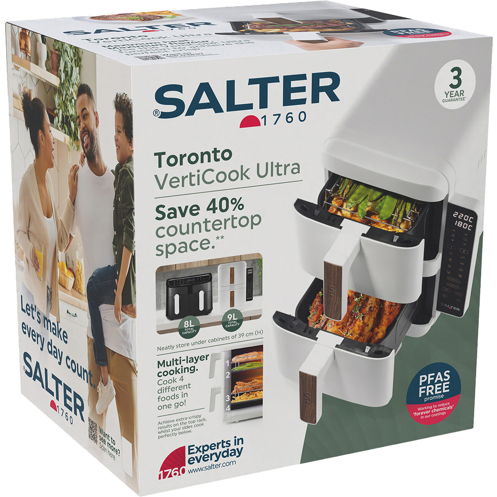 Salter VertiCook Ultra Air Fryer Black Image 6