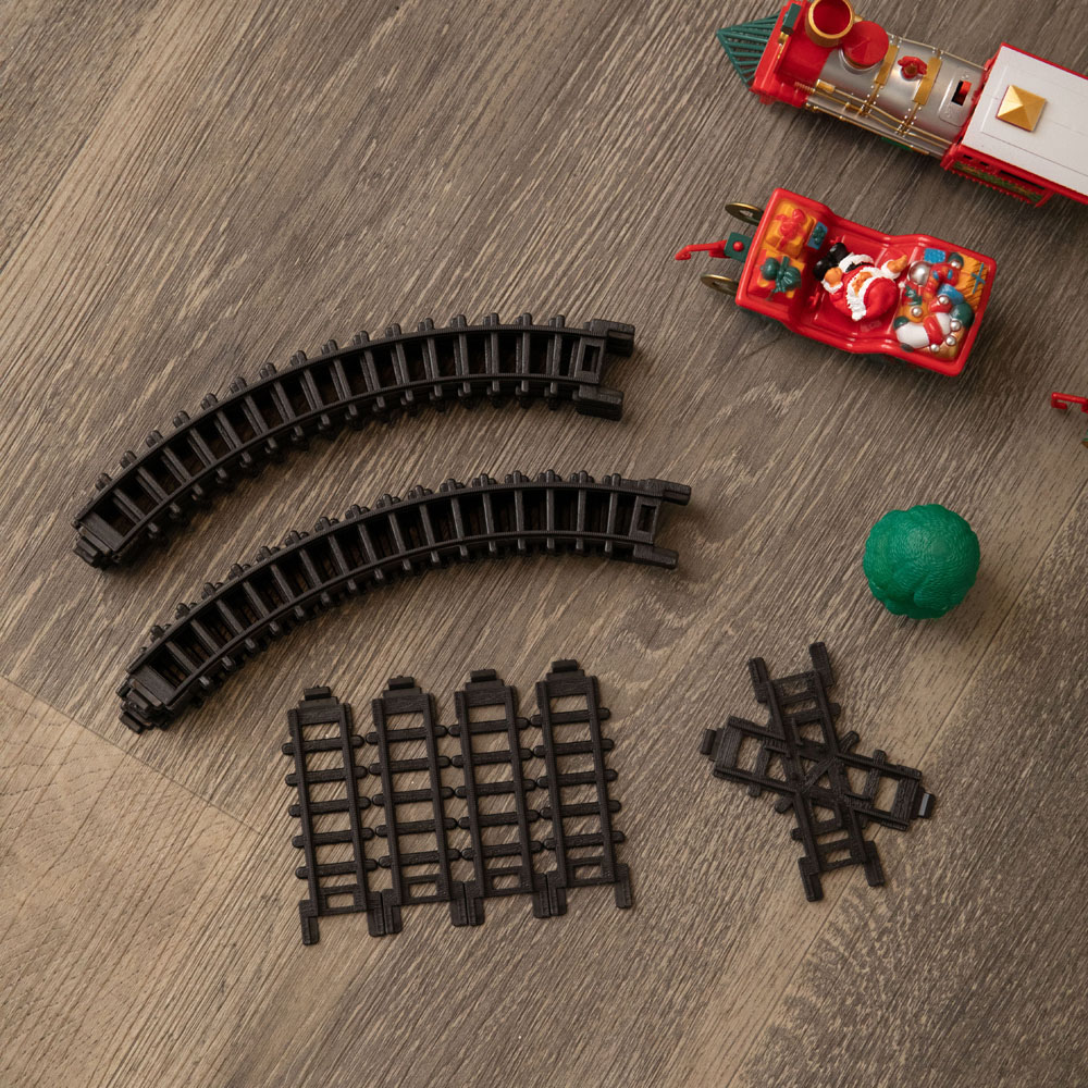Samuel Alexander Christmas Musical Train Set with Lights and 3 Track Layouts Image 9
