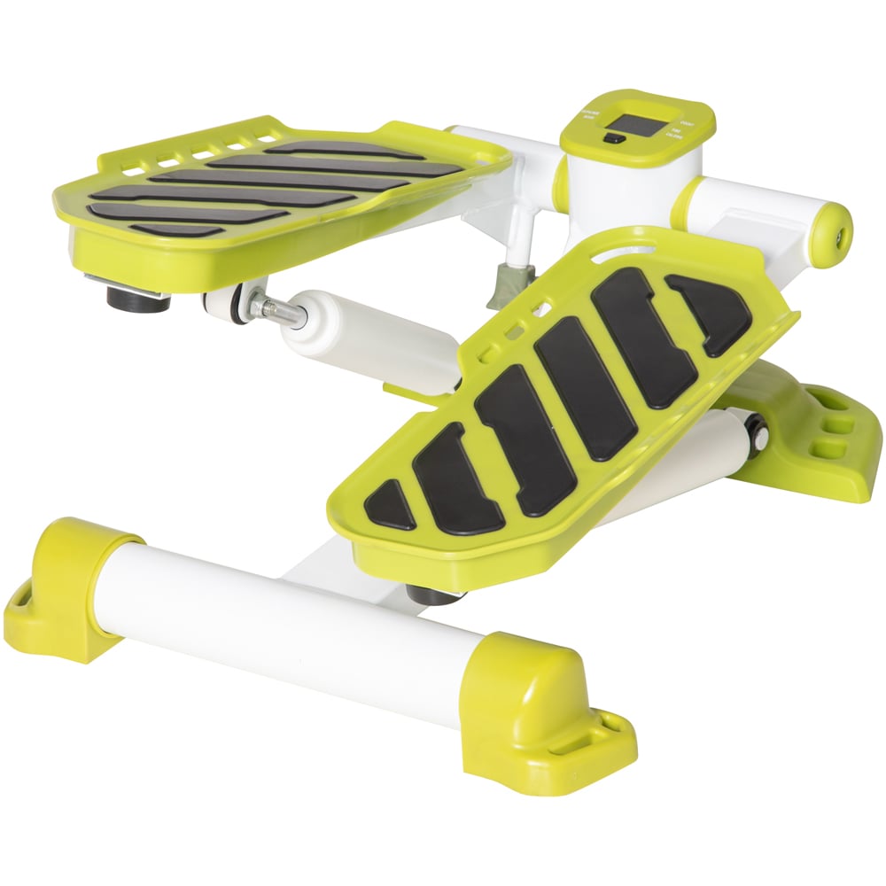 HOMCOM Green Portable Home Mini Stepper with LCD Display Image 1