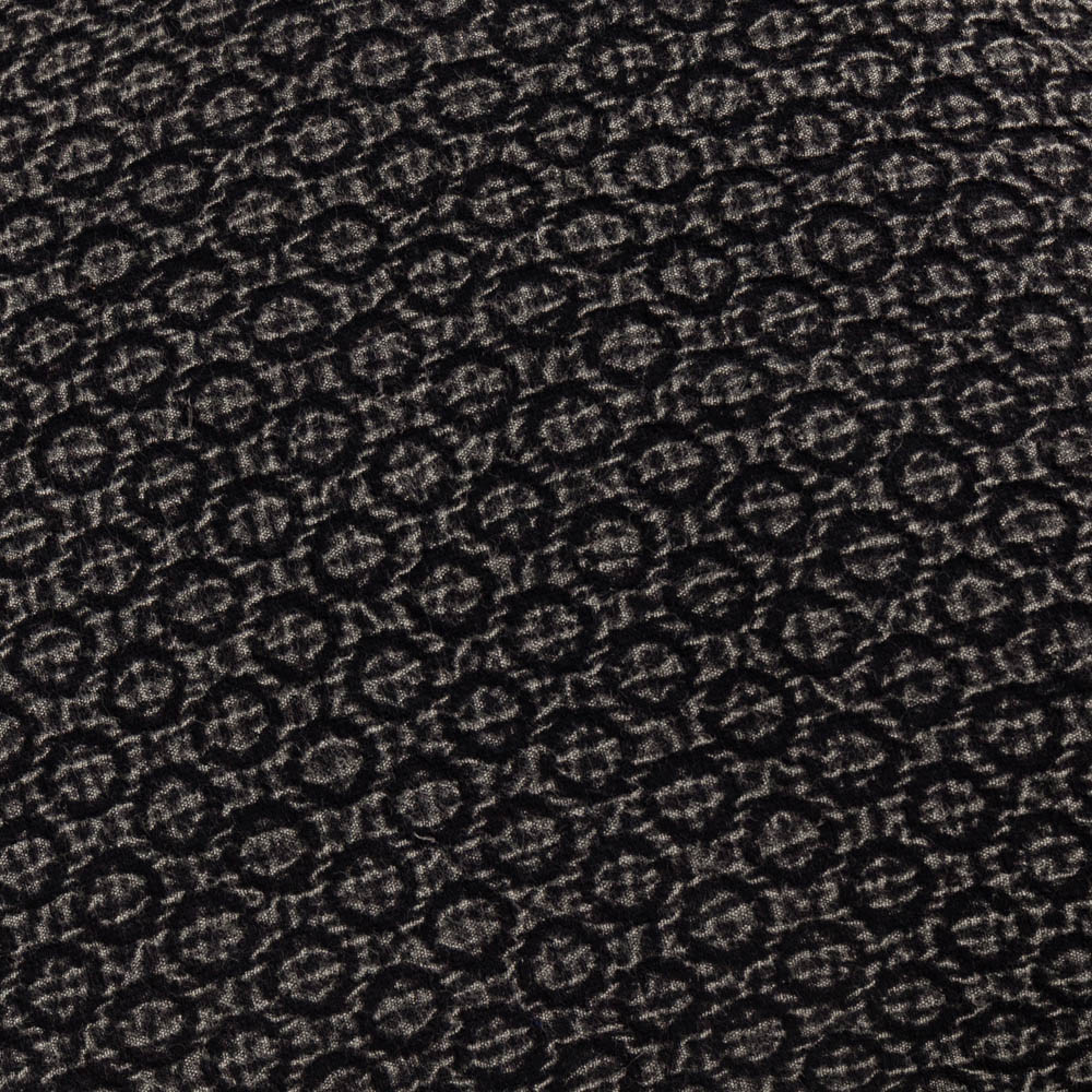 Yard Tryfan Textured Black Cotton Polyester Filled Cushion Image 4