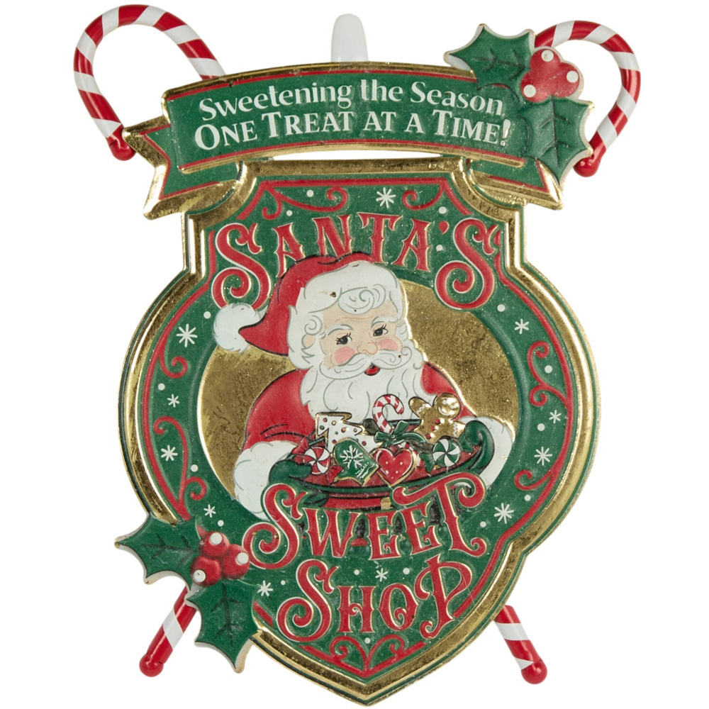 Santa's Sweet Shop Wall Hanging Image 1