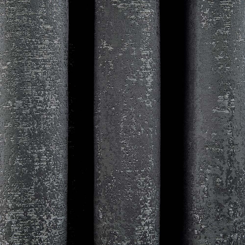 Helena Springfield Roma Lined Gunmetal Eyelet Curtains 228 x 228cm Image 3