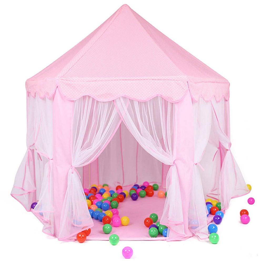 Living and Home Large Hexagonal Fairy Indoor Castle Tent Image 1