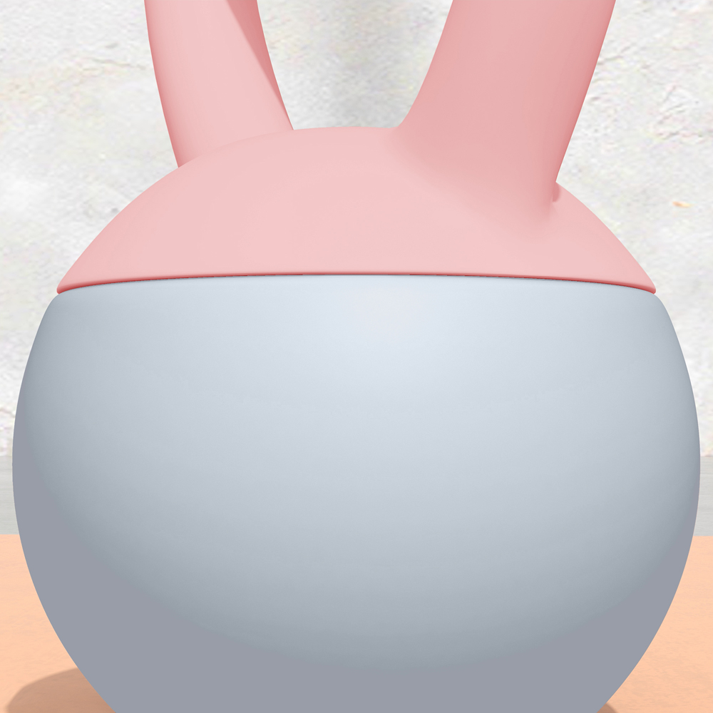SPORTNOW Pink and Grey Soft Body Kettlebell with Non Slip Handle 4kg Image 4