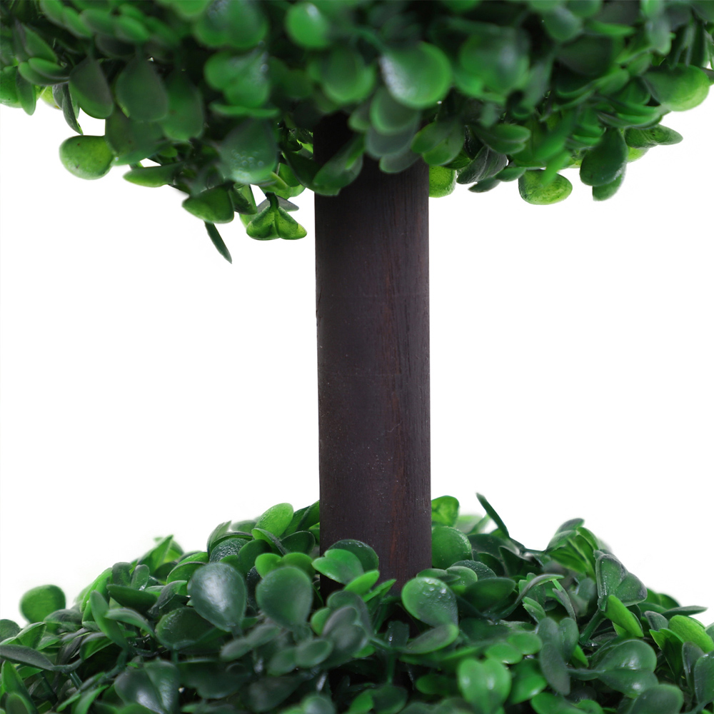 Outsunny Boxwood Ball Tree Artificial Plant In Pot 3.6ft 2 Pack Image 8